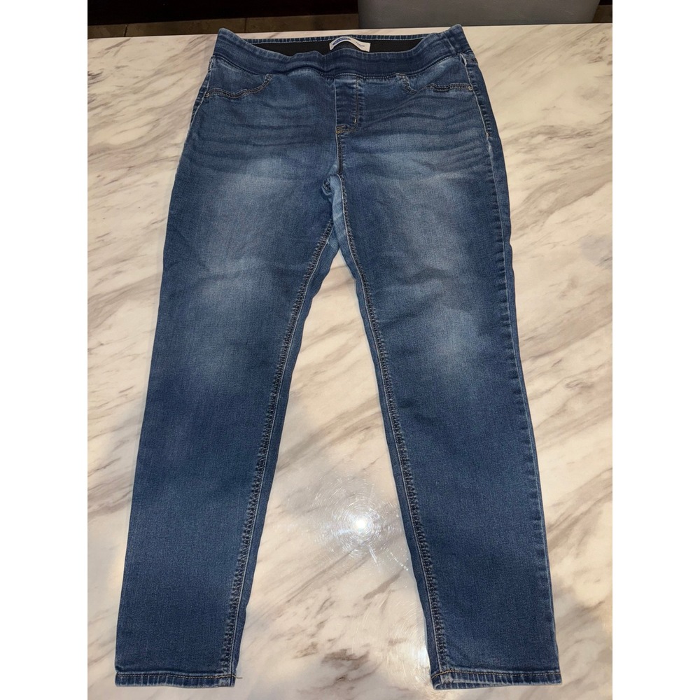 Old Navy Rockstar Jeggings Women's Size 16 Short Blue Denim Stretch Slim Fit
